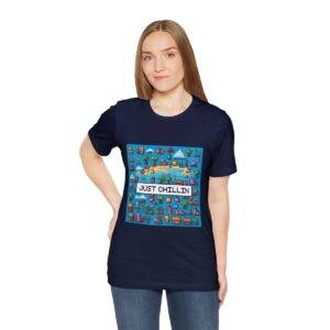 Just Chillin / Men's Miami Pixel T-shirt - Imagen 137