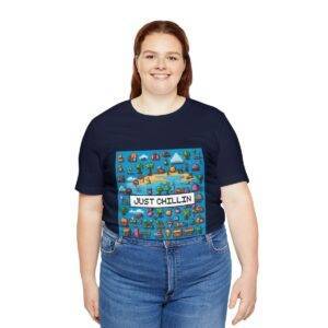 Just Chillin / Men's Miami Pixel T-shirt - Imagen 139
