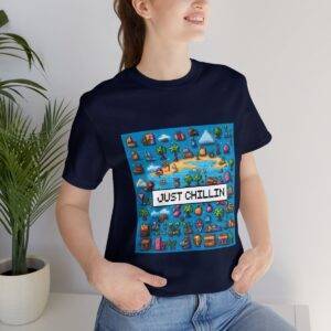 Just Chillin / Men's Miami Pixel T-shirt - Imagen 141