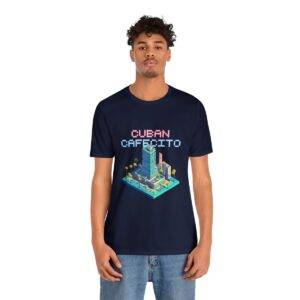 Cuban Cafecito / Men's Miami Pixel T-shirt - Imagen 133