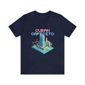 Cuban Cafecito / Men's Miami Pixel T-shirt - Imagen 134