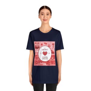My Heart is on Ocean Drive / Men's Miami Pixel T-shirt - Imagen 148