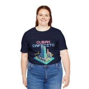 Cuban Cafecito / Men's Miami Pixel T-shirt - Imagen 139