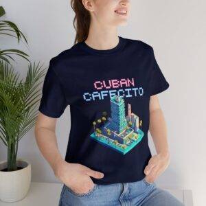 Cuban Cafecito / Men's Miami Pixel T-shirt - Imagen 141