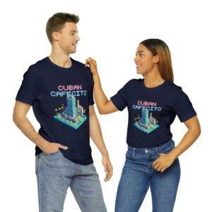 Cuban Cafecito / Men's Miami Pixel T-shirt - Imagen 142