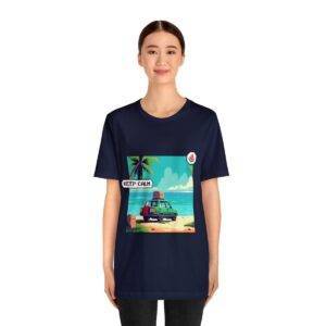Keep Calm / Men's Miami Pixel T-shirt - Image 136