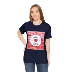 My Heart is on Ocean Drive / Men's Miami Pixel T-shirt - Imagen 149