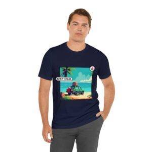 Keep Calm / Men's Miami Pixel T-shirt - Image 138