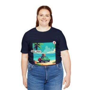 Keep Calm / Men's Miami Pixel T-shirt - Image 139