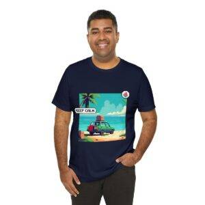 Keep Calm / Men's Miami Pixel T-shirt - Image 140