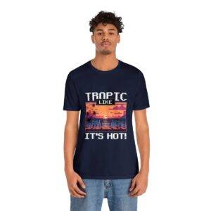 Tropic like it's hot / Men's Miami Pixel T-shirt - Imagen 133
