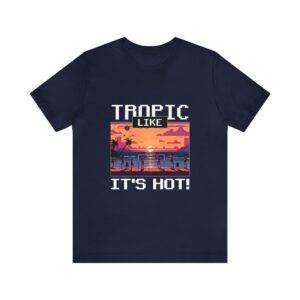 Tropic like it's hot / Men's Miami Pixel T-shirt - Imagen 134