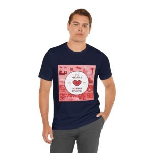 My Heart is on Ocean Drive / Men's Miami Pixel T-shirt - Imagen 150