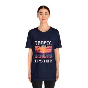 Tropic like it's hot / Men's Miami Pixel T-shirt - Imagen 136