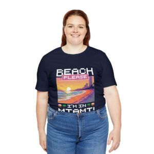 Beach please! I'm in Miami / Men's Miami Pixel T-shirt - Imagen 139
