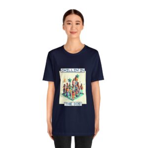 Chillin' In The 305 / Men's Miami Pixel T-shirt - Imagen 136