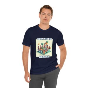 Chillin' In The 305 / Men's Miami Pixel T-shirt - Imagen 138