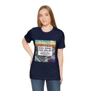 Sun, Sand and Salsa / Men's Miami Pixel T-shirt - Image 137