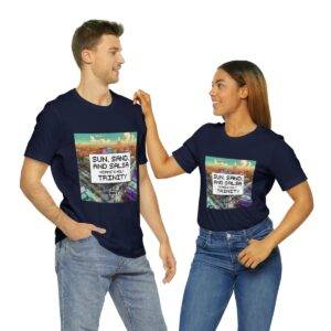 Sun, Sand and Salsa / Men's Miami Pixel T-shirt - Image 142