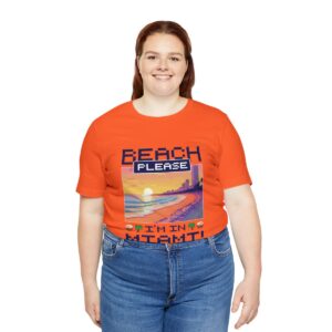 Beach please! I'm in Miami / Men's Miami Pixel T-shirt - Imagen 43
