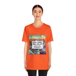 Sun, Sand and Salsa / Men's Miami Pixel T-shirt - Image 40