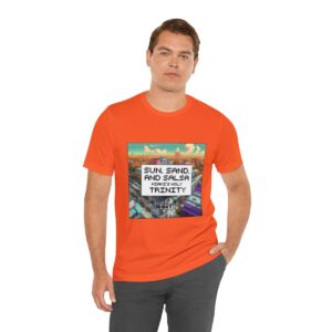 Sun, Sand and Salsa / Men's Miami Pixel T-shirt - Image 42
