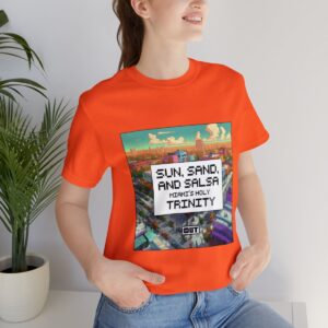 Sun, Sand and Salsa / Men's Miami Pixel T-shirt - Image 45