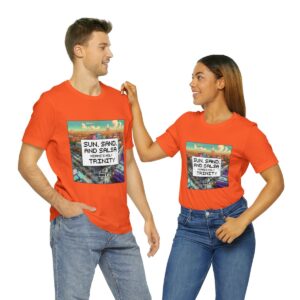 Sun, Sand and Salsa / Men's Miami Pixel T-shirt - Image 46