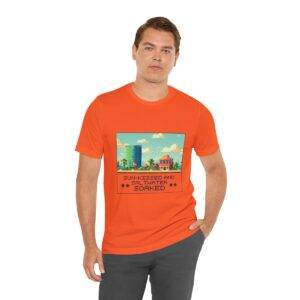 Sun-kissed and Saltwater / Men's Miami Pixel T-shirt - Image 42