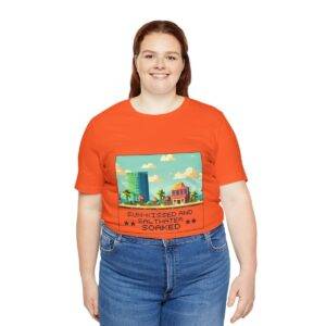 Sun-kissed and Saltwater / Men's Miami Pixel T-shirt - Image 43
