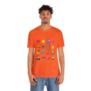 Tropical Fruits / Men's Miami Pixel T-shirt - Imagen 37
