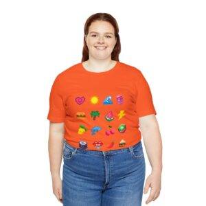 Tropical Fruits / Men's Miami Pixel T-shirt - Imagen 43
