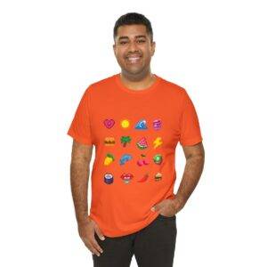 Tropical Fruits / Men's Miami Pixel T-shirt - Imagen 44