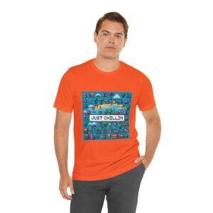 Just Chillin / Men's Miami Pixel T-shirt - Imagen 42