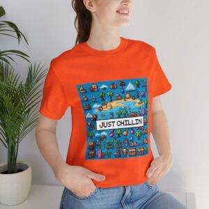 Just Chillin / Men's Miami Pixel T-shirt - Imagen 45