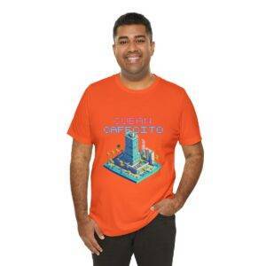 Cuban Cafecito / Men's Miami Pixel T-shirt - Imagen 44