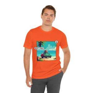 Keep Calm / Men's Miami Pixel T-shirt - Image 42