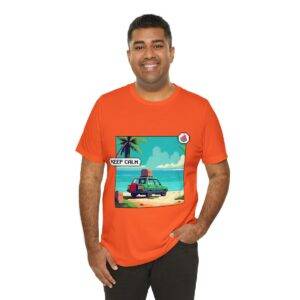 Keep Calm / Men's Miami Pixel T-shirt - Image 44