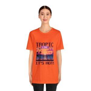 Tropic like it's hot / Men's Miami Pixel T-shirt - Imagen 40