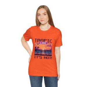 Tropic like it's hot / Men's Miami Pixel T-shirt - Imagen 41