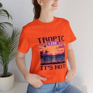 Tropic like it's hot / Men's Miami Pixel T-shirt - Imagen 45