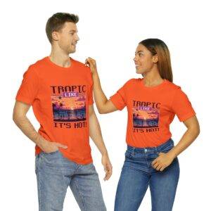 Tropic like it's hot / Men's Miami Pixel T-shirt - Imagen 46