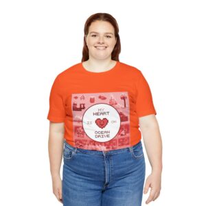 My Heart is on Ocean Drive / Men's Miami Pixel T-shirt - Imagen 43