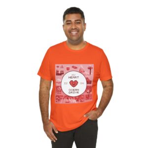 My Heart is on Ocean Drive / Men's Miami Pixel T-shirt - Imagen 44