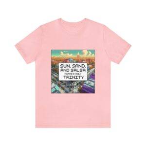 Sun, Sand and Salsa / Men's Miami Pixel T-shirt - Image 146