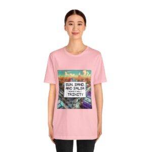 Sun, Sand and Salsa / Men's Miami Pixel T-shirt - Image 148