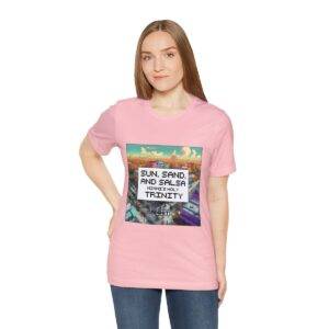 Sun, Sand and Salsa / Men's Miami Pixel T-shirt - Image 149