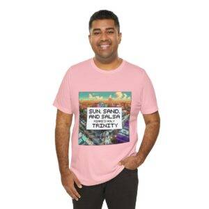 Sun, Sand and Salsa / Men's Miami Pixel T-shirt - Image 152