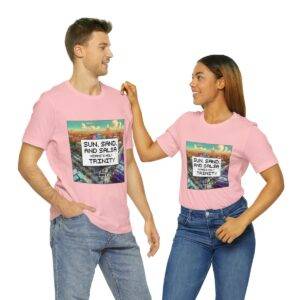 Sun, Sand and Salsa / Men's Miami Pixel T-shirt - Image 154