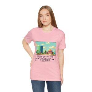 Sun-kissed and Saltwater / Men's Miami Pixel T-shirt - Image 149